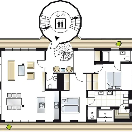 Appartamento Penthouse Mueritzblick Rechlin